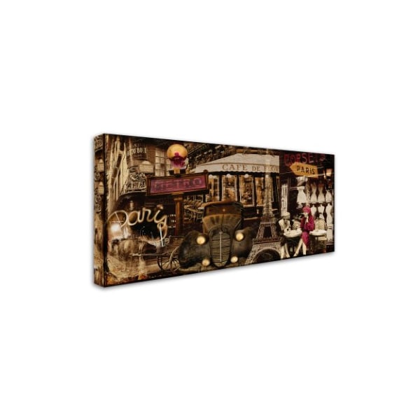 Color Bakery 'Streets Of Paris I' Canvas Art,24x47